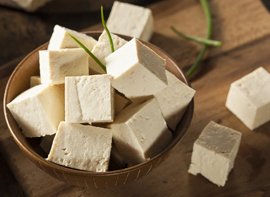 Porción de tofu